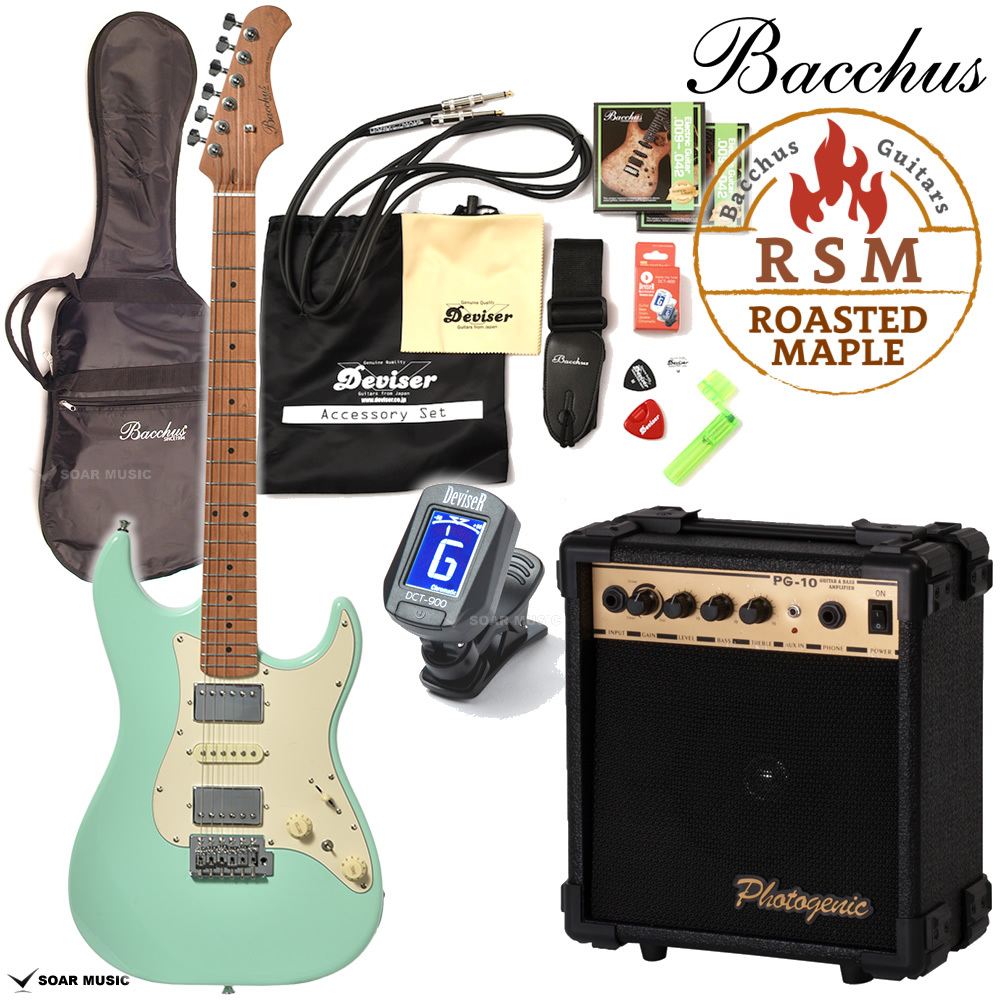 Bacchus GS-4DX RSM/M SFB 初心者セット（新品/送料無料）【楽器検索