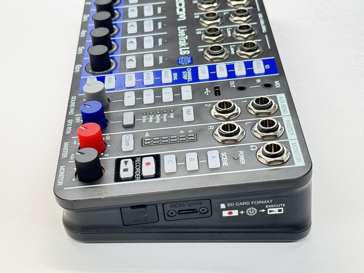 ZOOM LiveTrak L6 デジタルミキサー 配信におすすめ LiveTrak L6 | ZOOM