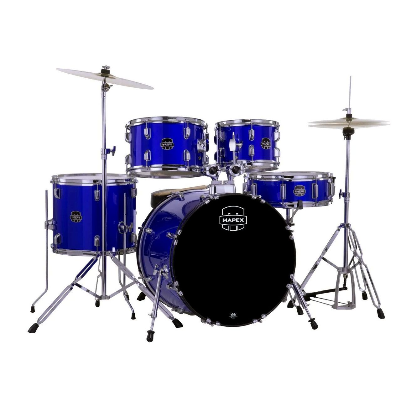 【メック4台セット】新500円対応！ Mapex MAPEX ドラムセット インディゴブルー メイペックス COMET DRUM