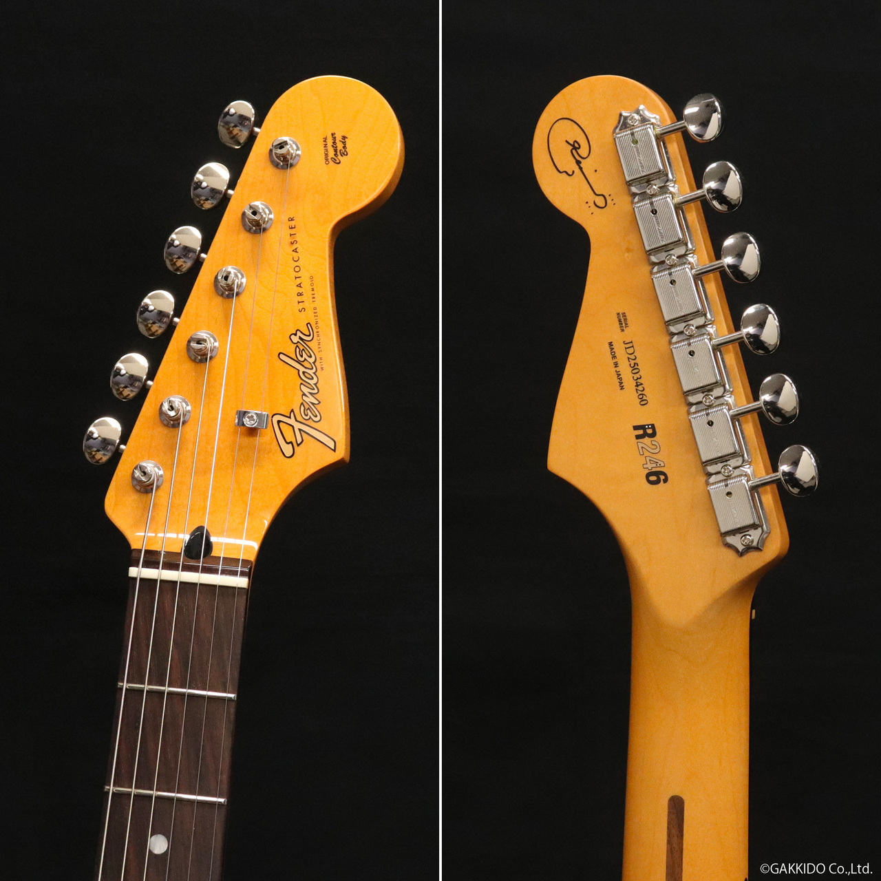 Fender Rei Stratocaster R246, Rosewood Fingerboard, Rei Blu（新品