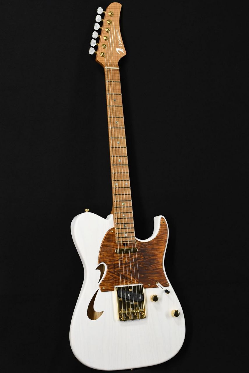 T's Guitars DTL-Hollow22 Wood PG White Open Pore S/N:033528（新品