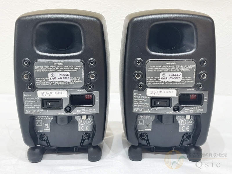 安い購入 GENELEC 6010A ペア [PLR47]【箕面店在庫】（中古/送料無料 配信機器・PA機器・レコーディング機器