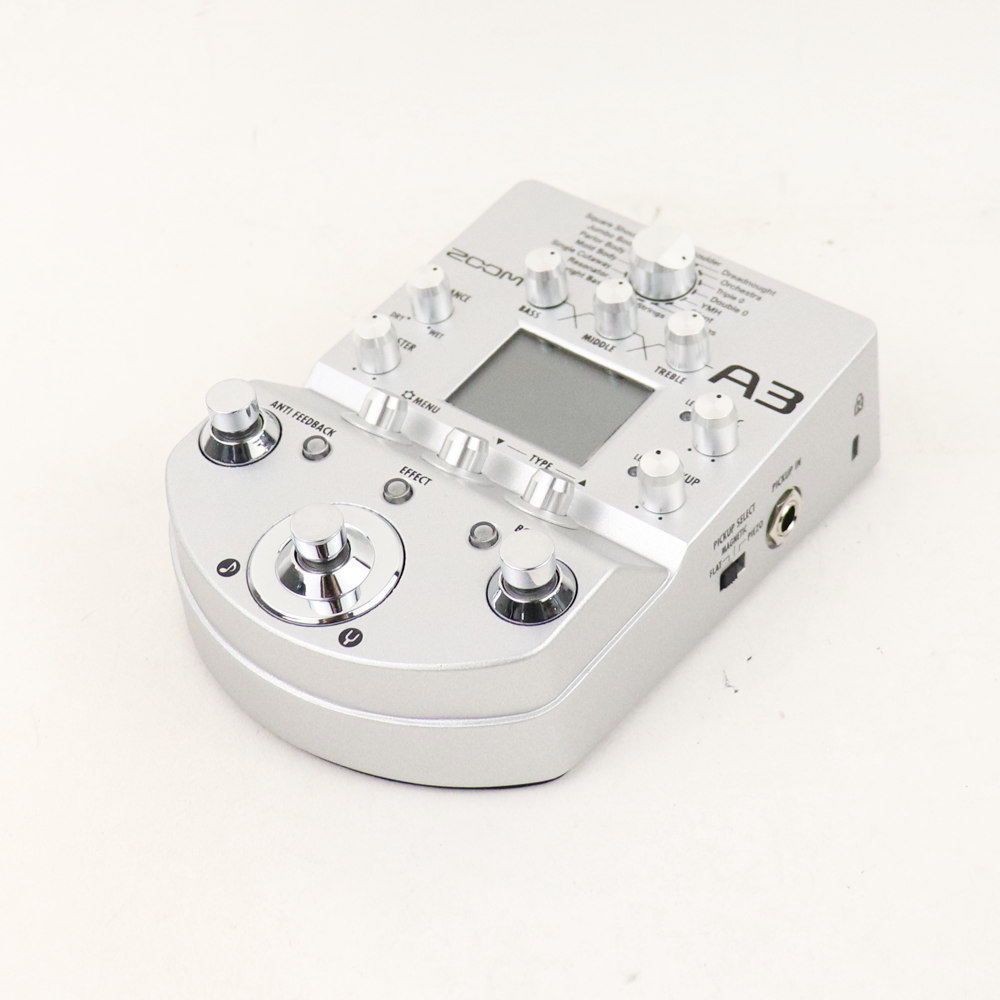ZOOM A3 アコースティックギター用プリアンプ＆マルチエフェクター