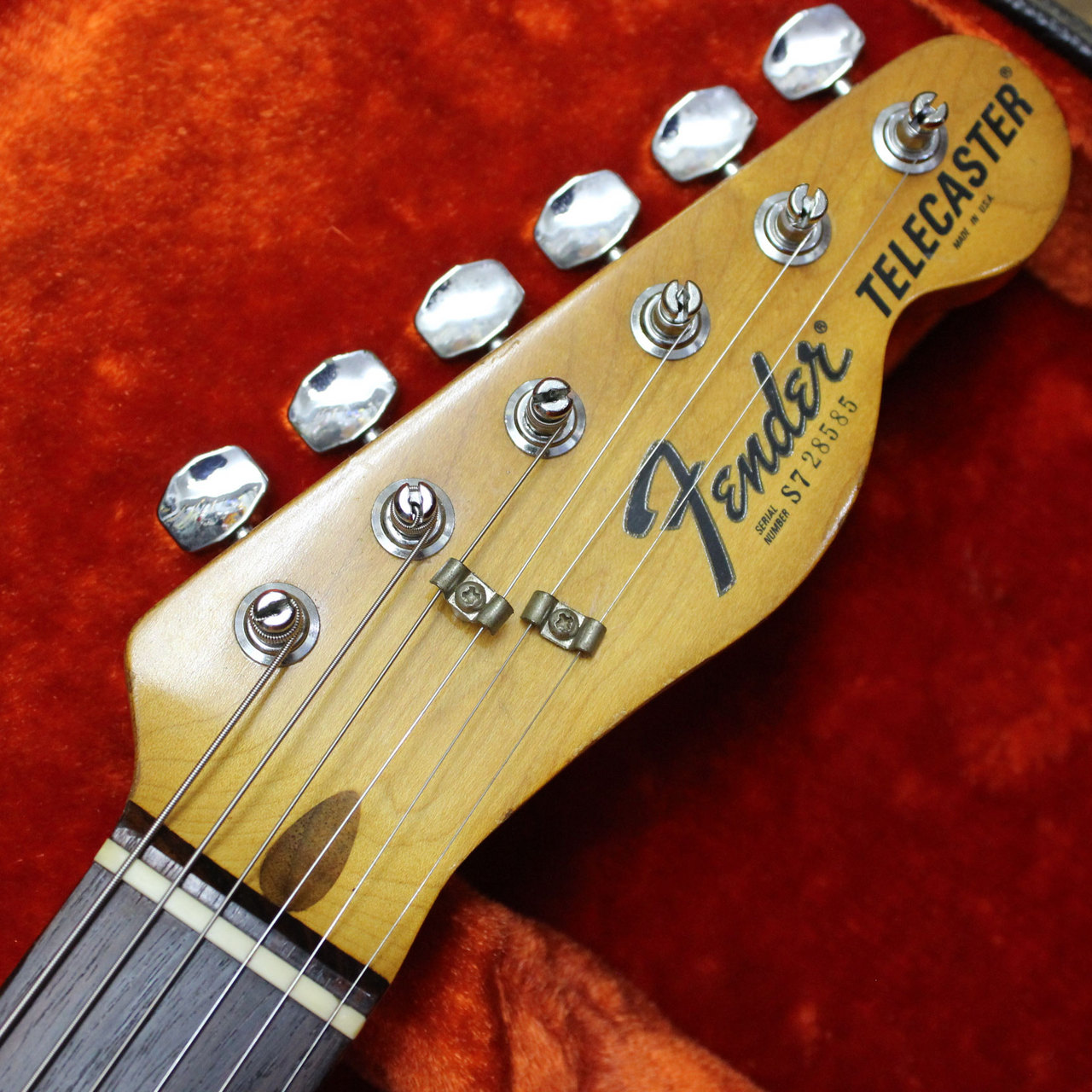 Fender Telecaster 1977년 제작 로즈 지판 펜더 텔레캐스터 올림픽 화이트입니다 사진 5