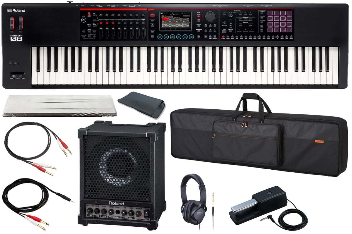 g*n様 【美品】【ROLAND】Fantom-08（純正ケース付き） Roland FANTOM-08 [CM-30 ＆ 純正ケース・アクセサリー セット
