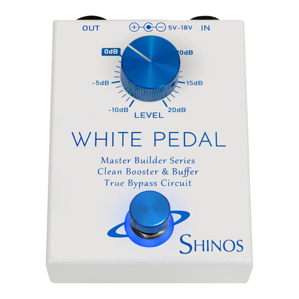 SHINOS WHITE PEDAL Master Builder Series【クリーンブースター