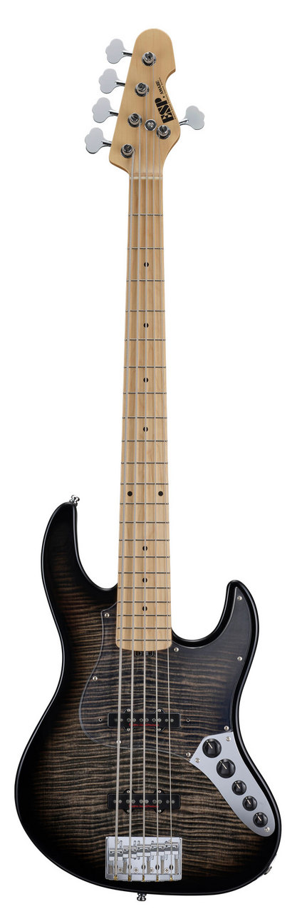 ジャズベ５弦 ベースギター ESP AMAZE-SL5/Black/R - ベース