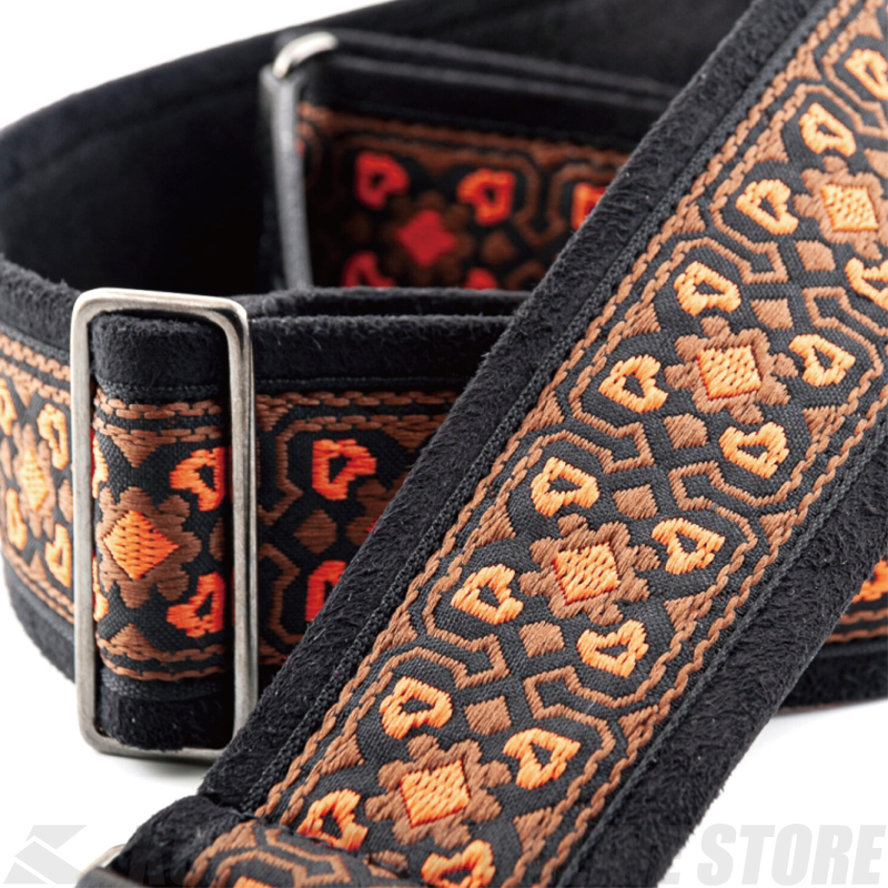 RightOn! STRAPS GLASTONBURY II BLACK《ビンテージスタイル・ギター