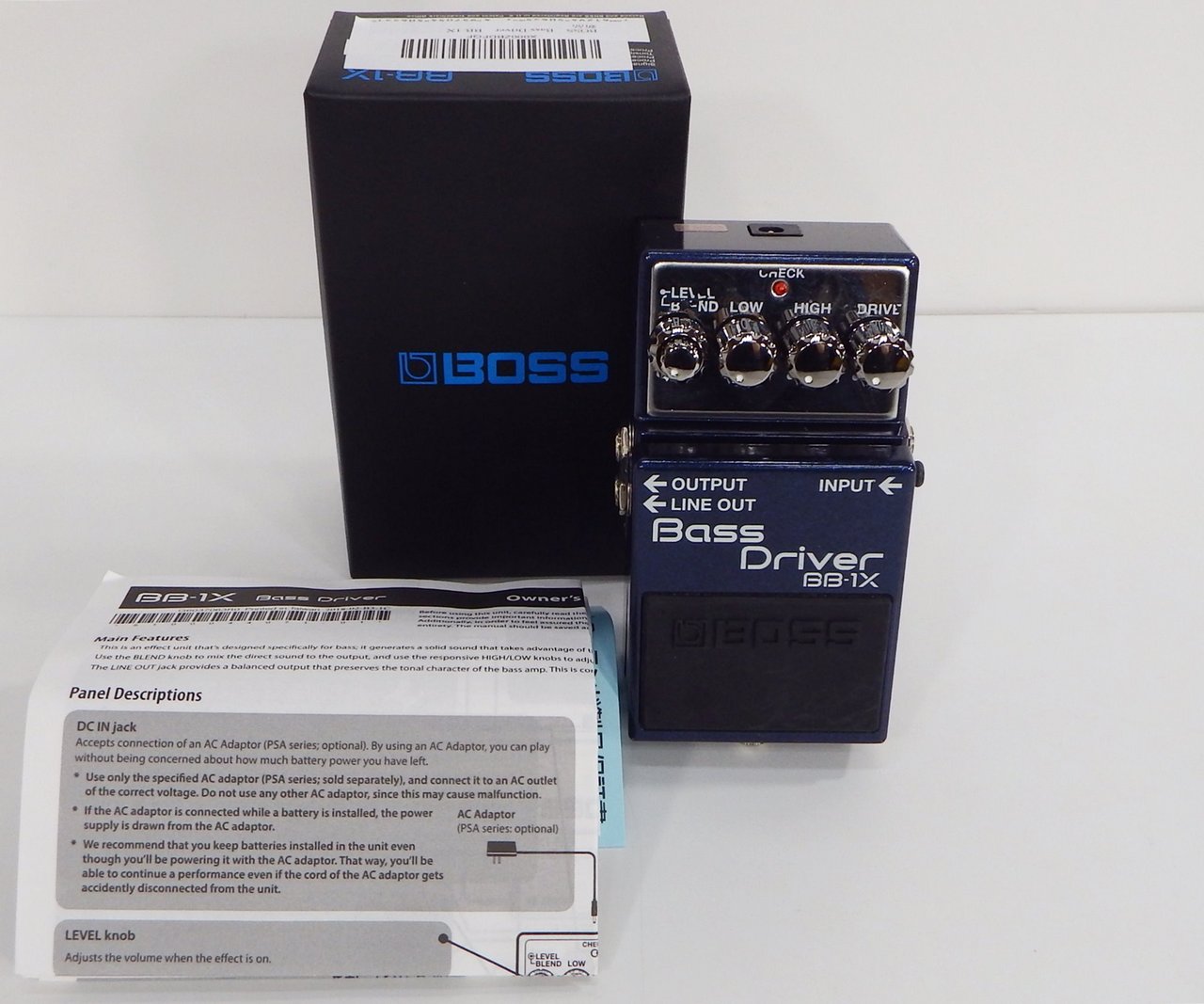 BOSS BOSS ボス BB-1X Bass Driver ベース用 プリアンプ 箱/取説 発送