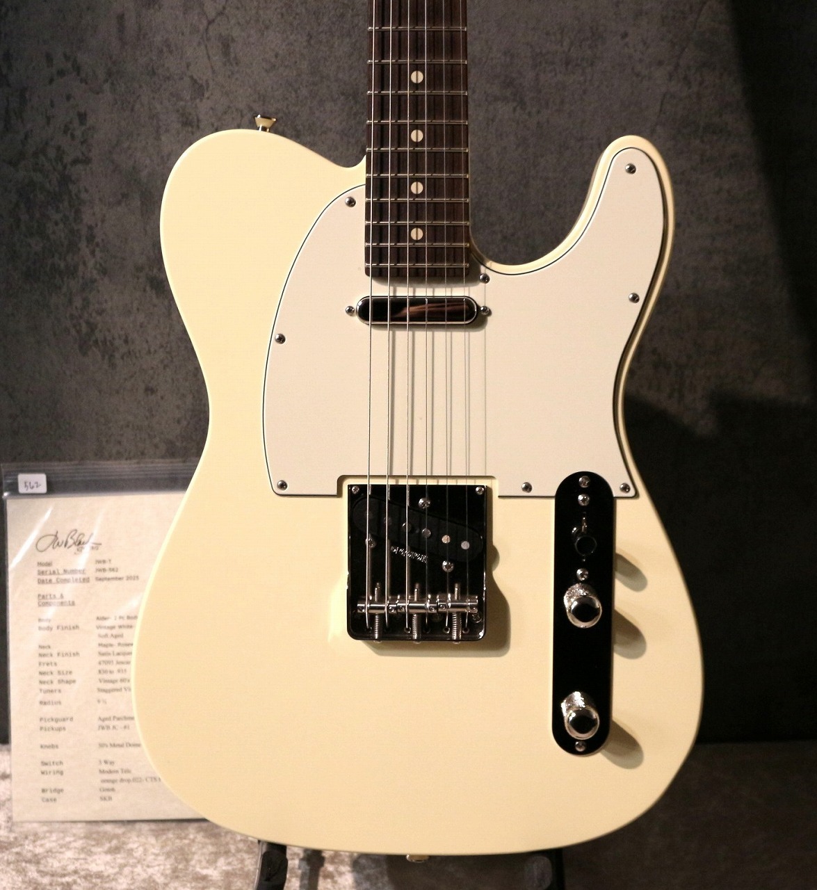 J.W.Black Guitars 【横浜大楽器祭出展品】JWB-T Soft Aged #JWB-562