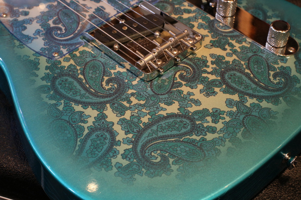 Xotic XTC-1 Blue Paisley w/Tint Top Coat, Light Aged #4045（新品
