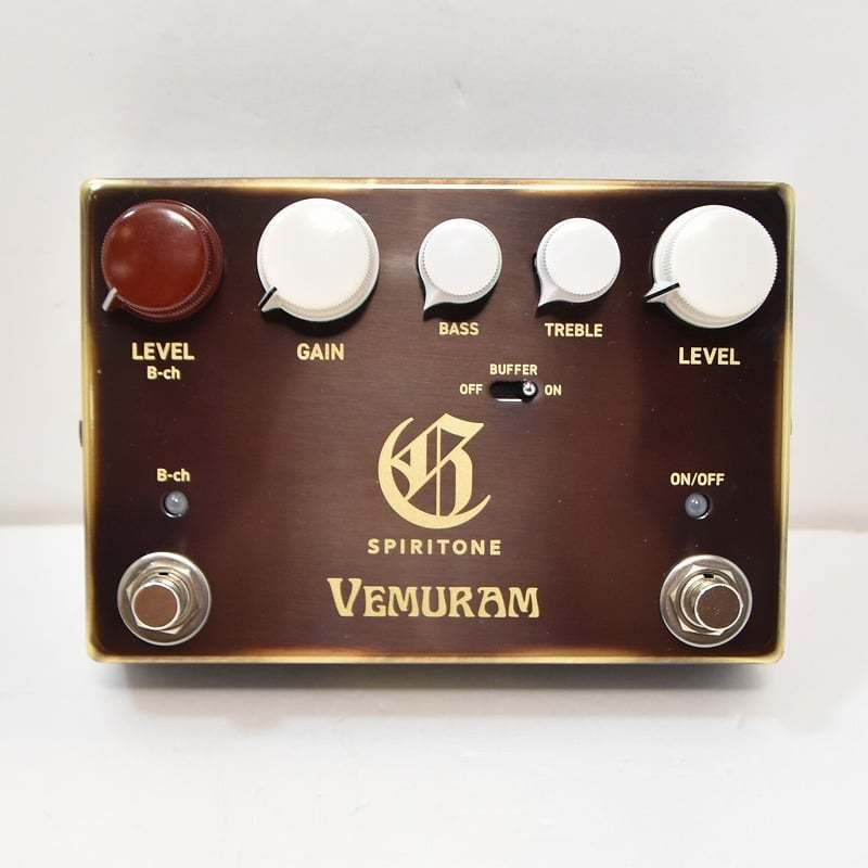VEMURAM SPIRITONE シリアル300番台 char VEMURAM SPIRITONE Charシグネチャー オーバードライブペダル