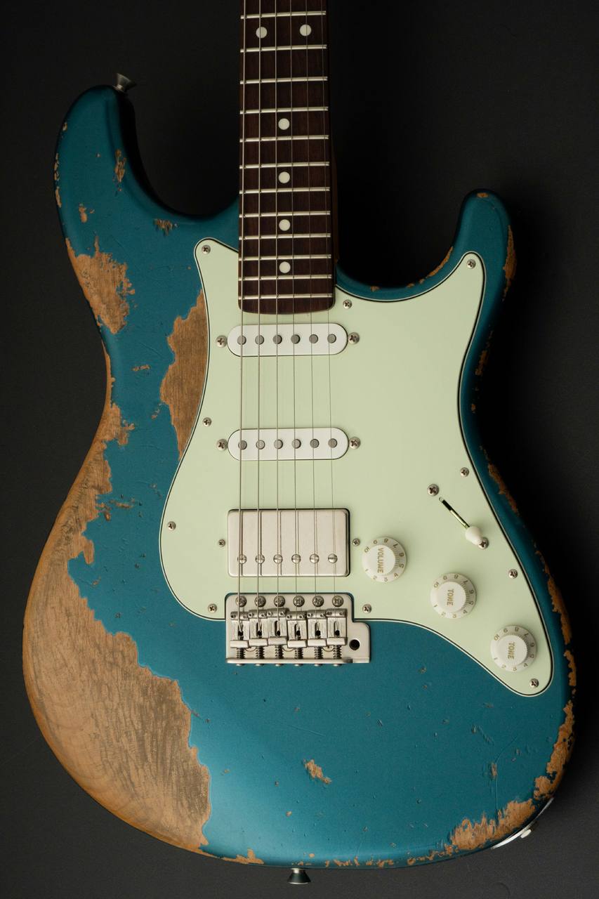 Sugi Stargazer SGZ SSH Alder w/Vintage Rosewood -Lake Placid Blue