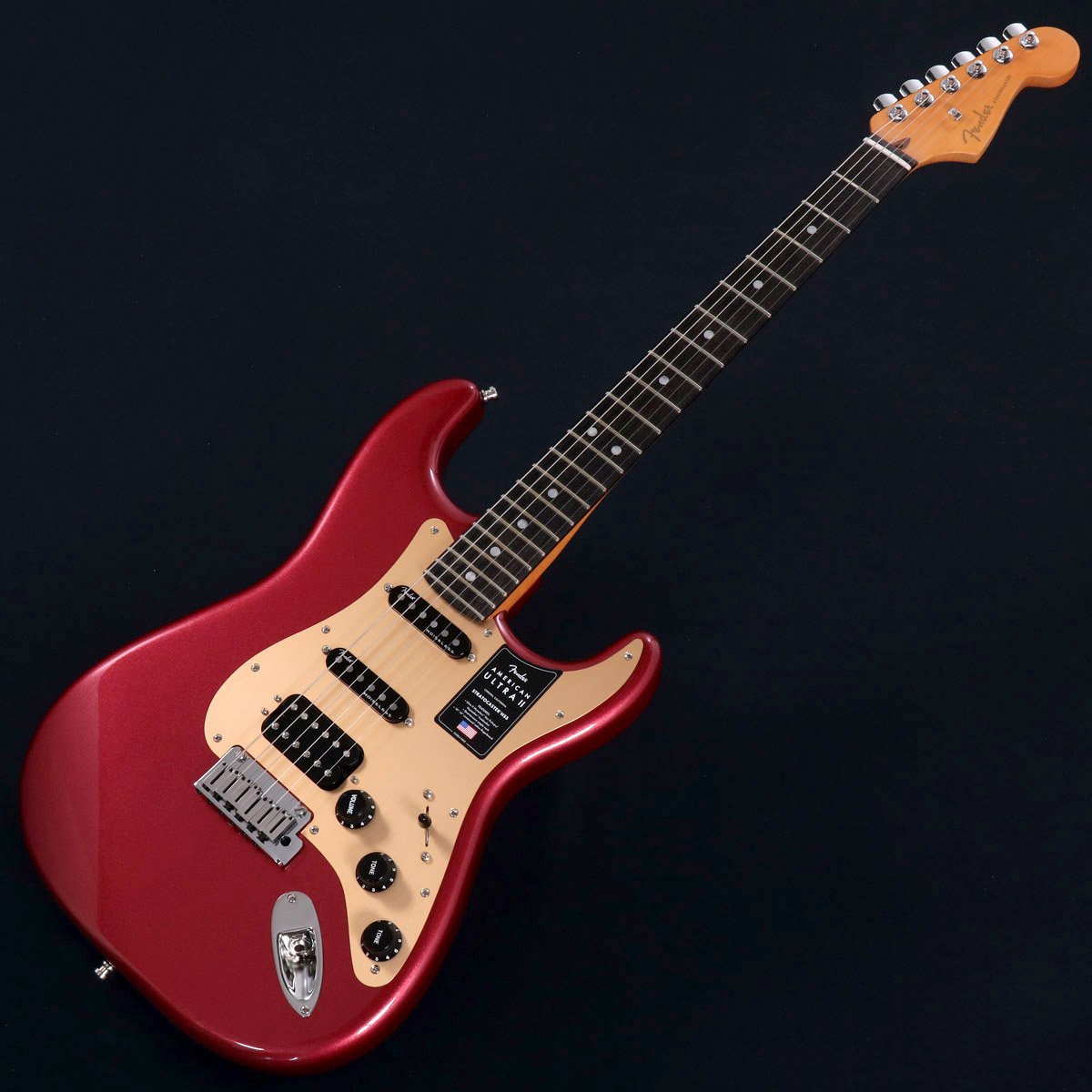 Fender American Ultra II Stratocaster HSS Ebony Sinister Red [限定 