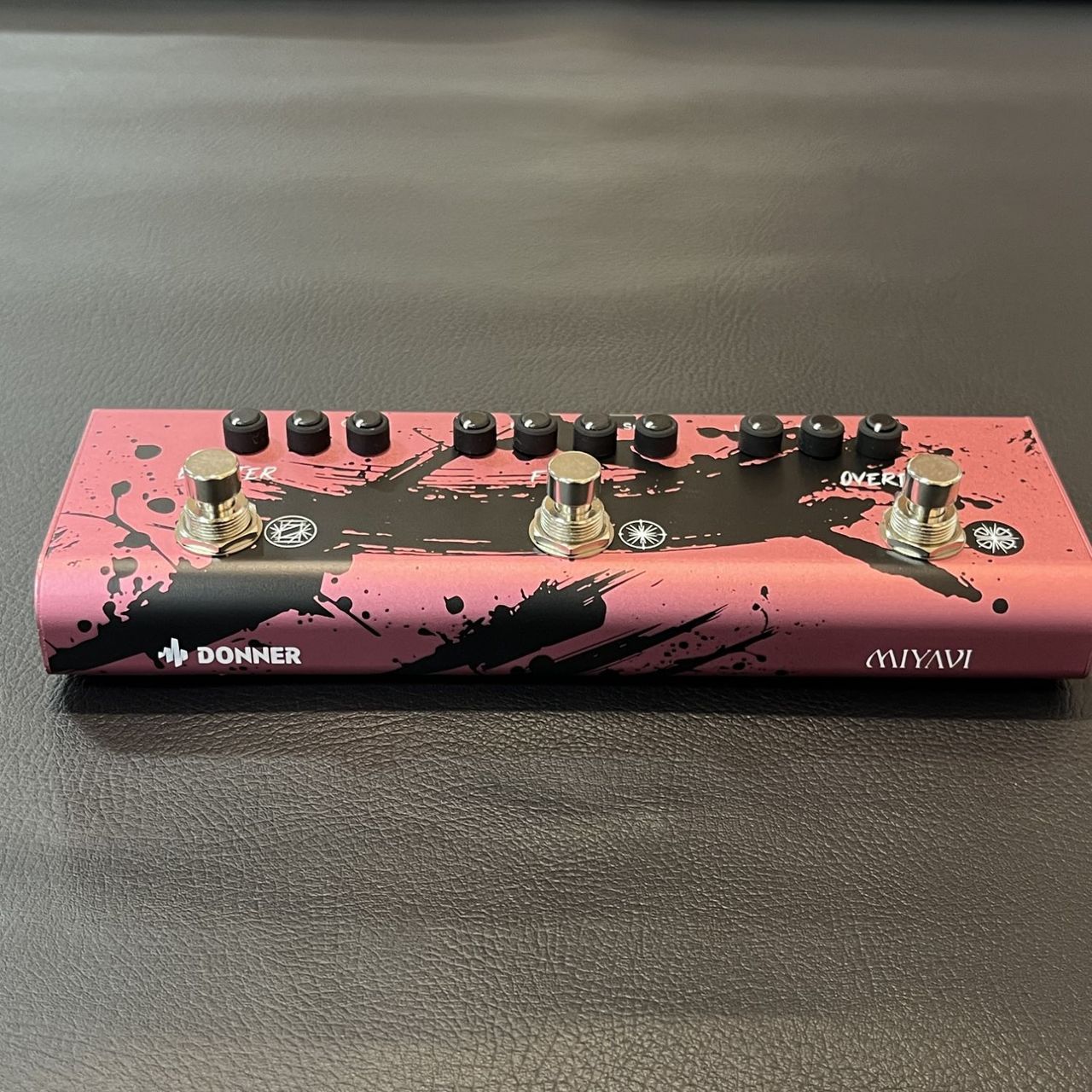 Hao The Roar 100台限定ファズ　オーバードライブ　箱説付属 DONNER Double Swords RED MIYAVI監修エフェクター オーバードライブ
