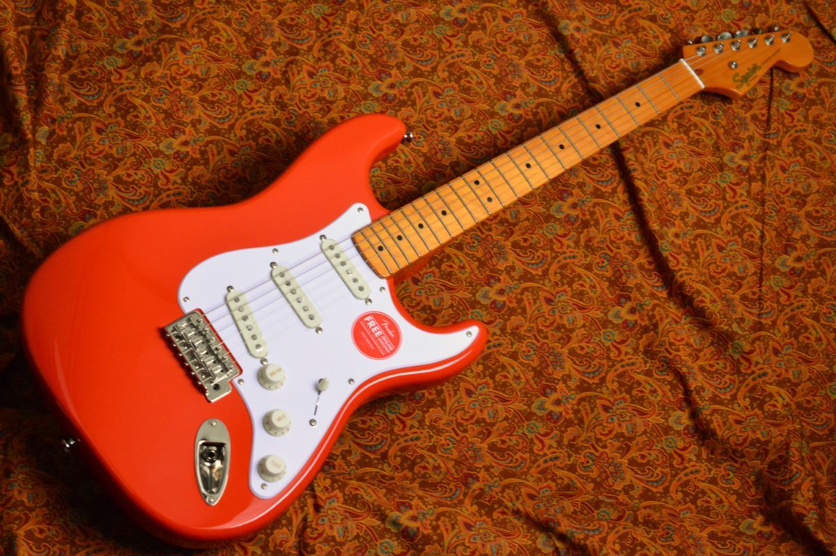 Squier by Fender Classic Vibe '50s Stratocaster Maple / Fiesta Red（新品/送料無料）【楽器検索デジマート】