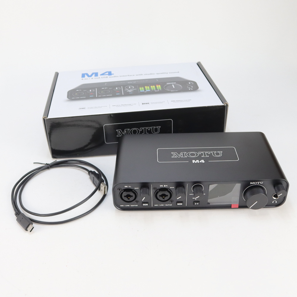 MOTU M4 4in 4out USB-C オーディオインターフェイス 【公式通販】