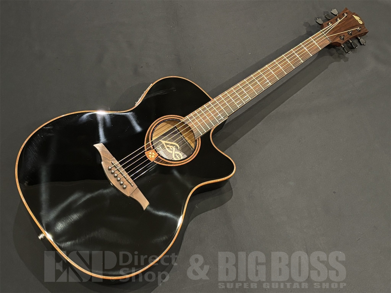 LAG Guitars T118ASCE / Black（新品/送料無料）【楽器検索