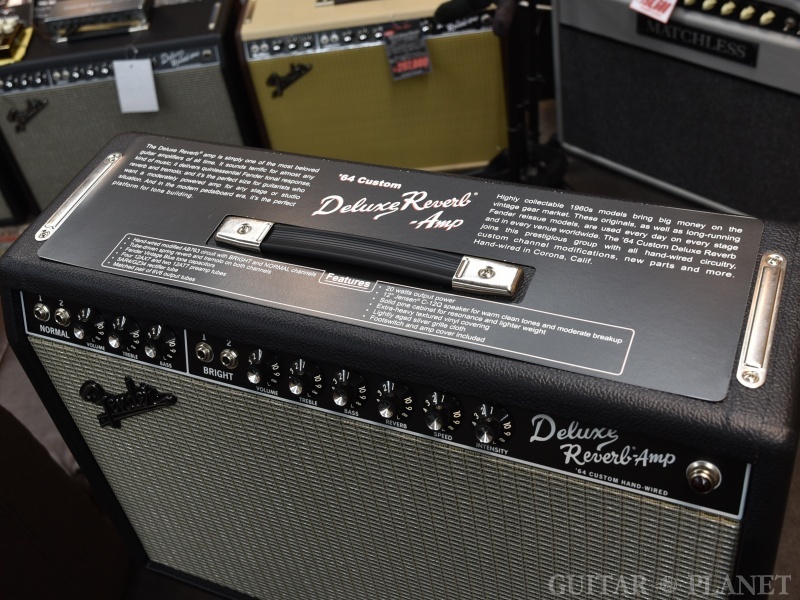 Fender Custom Shop Hand Wired 64 Custom Deluxe Reverb -Black