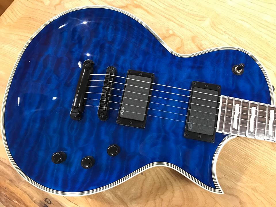 E-II Eclipse EC QM MARBL (Marine Blue)（新品）【楽器検索デジマート】