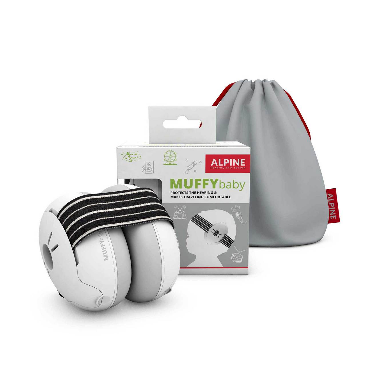 BABY イヤーマフ クロ 楽天市場】＼全商品11倍以上！／MUFFY baby イヤーマフ ベビー