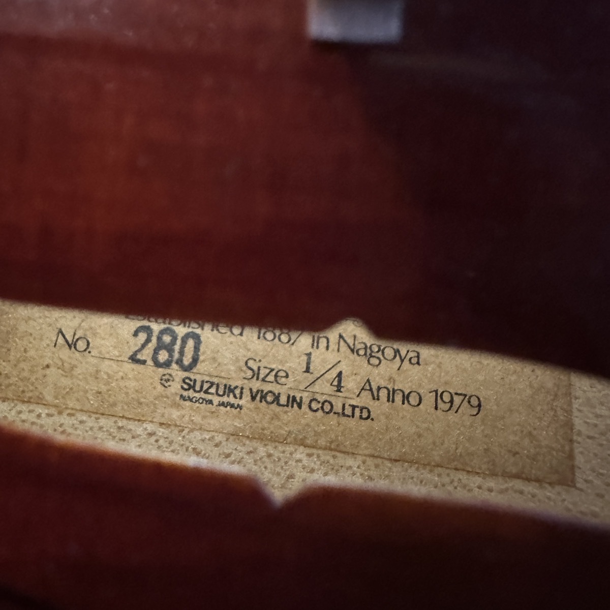 【美品】 SUZUKI バイオリン NO.280 4/4 Anno1995 SUZUKI スズキ バイオリン No.280 4/4 新品弓 SUZUKI スズキ