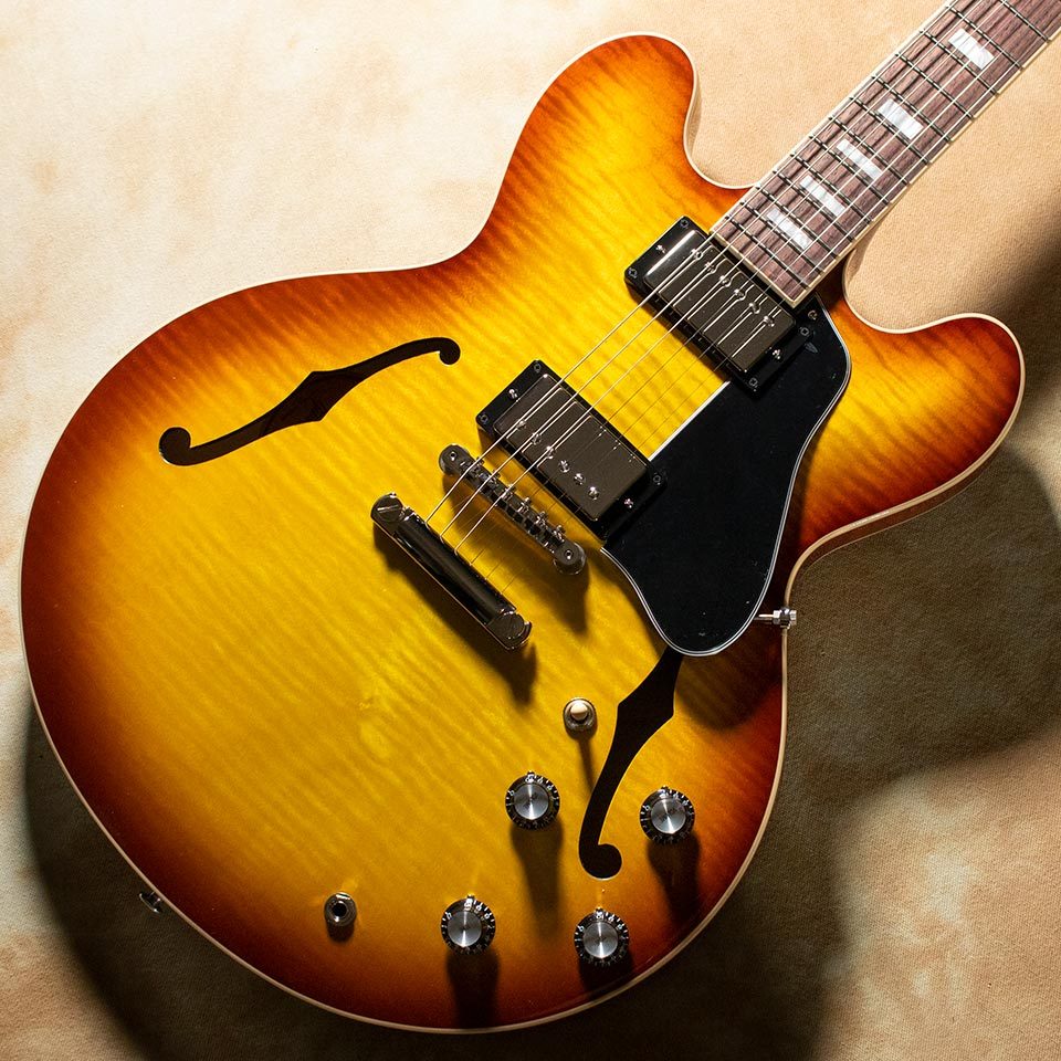 Gibson ES-335 Figured Iced Tea（新品）【楽器検索デジマート】