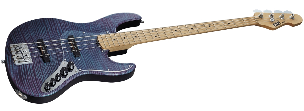 ベース ESP AMAZE-CTM FM / Indigo Purple ESP AMAZE-CTM FM/M Black Cherry｜ミュージックランドKEY