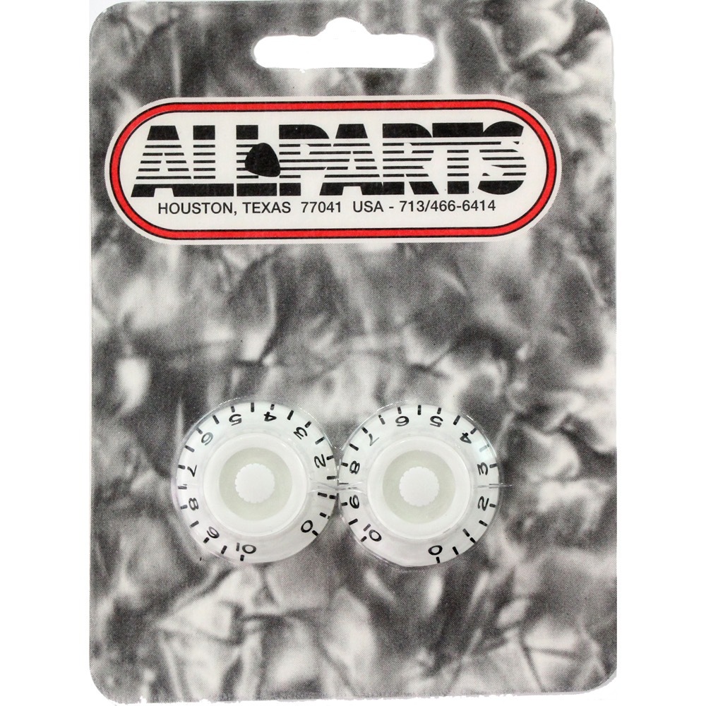 ALLPARTS オールパーツ KNOB 5012 White Bell Knobs コントロールノブ