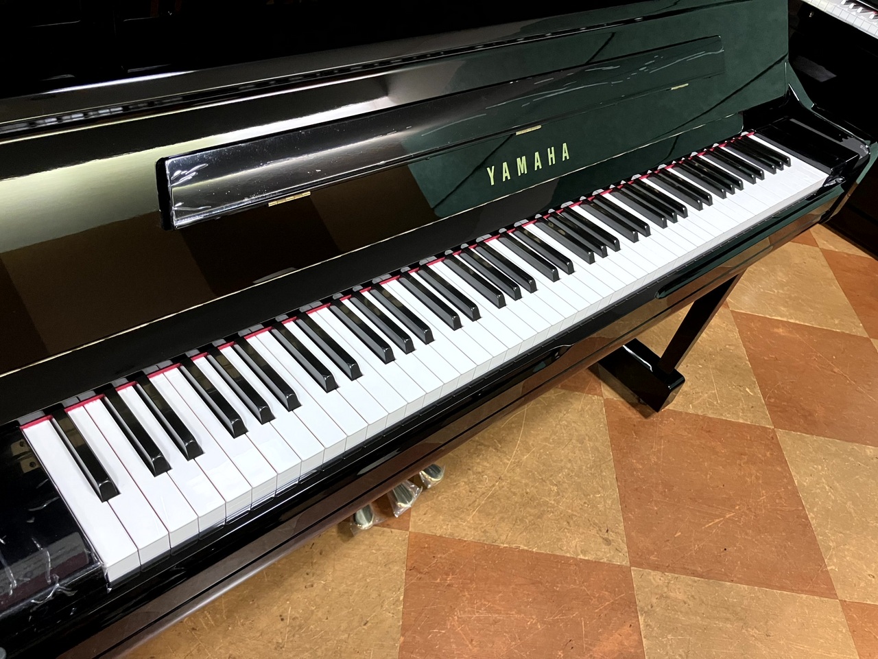 YAMAHA ヤマハ中古ピアノ YU10SB【消音ユニット付き】（中古）【楽器