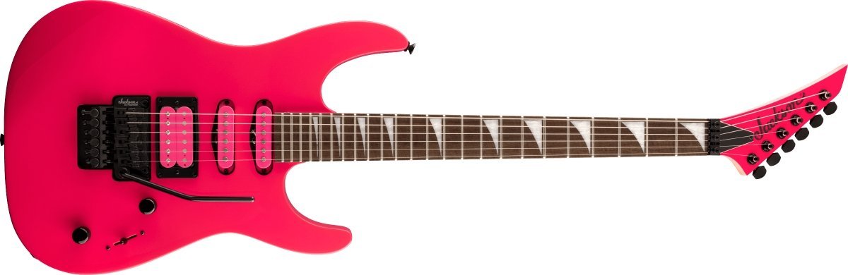 Jackson X Series Dinky DK3XR HSS Laurel Fingerboard Neon Pink