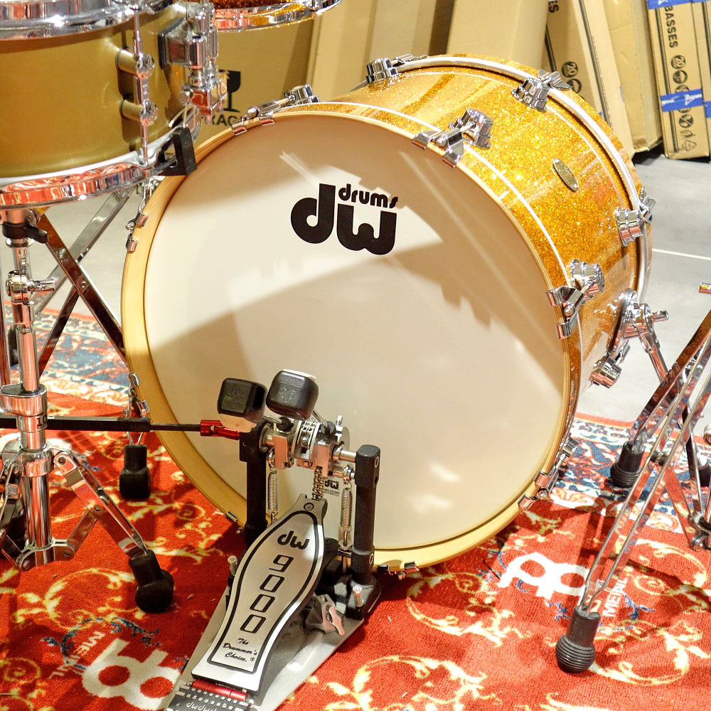 dw Collector's series Jazz Kit Maple/Gum ORANGE GLASS Finisyply