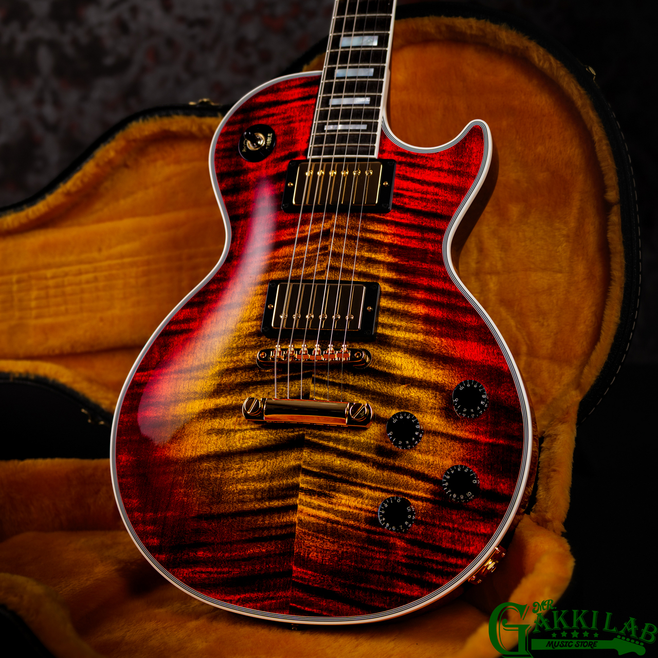 Gibson Custom Shop Les Paul Axcess Custom Figured Top Gloss Bengal