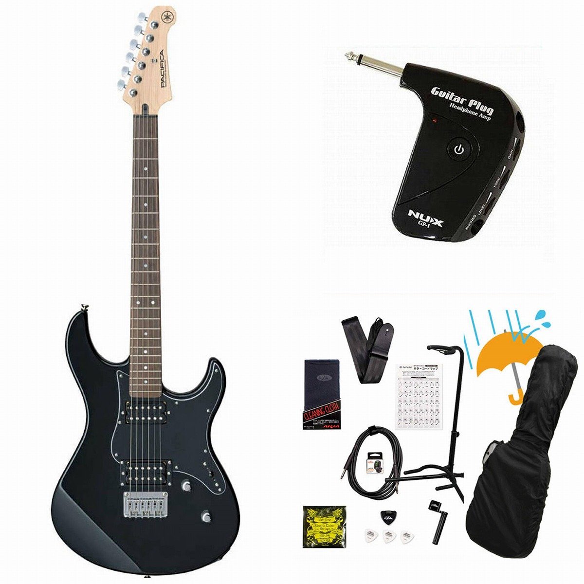 YAMAHA Pacifica 120H BL （ブラック） エレキギター PAC120H PAC-120H 入門 初心者 GP-1アンプ付属 エレキギター初（新品/送料無料）【楽器検索デジマート】