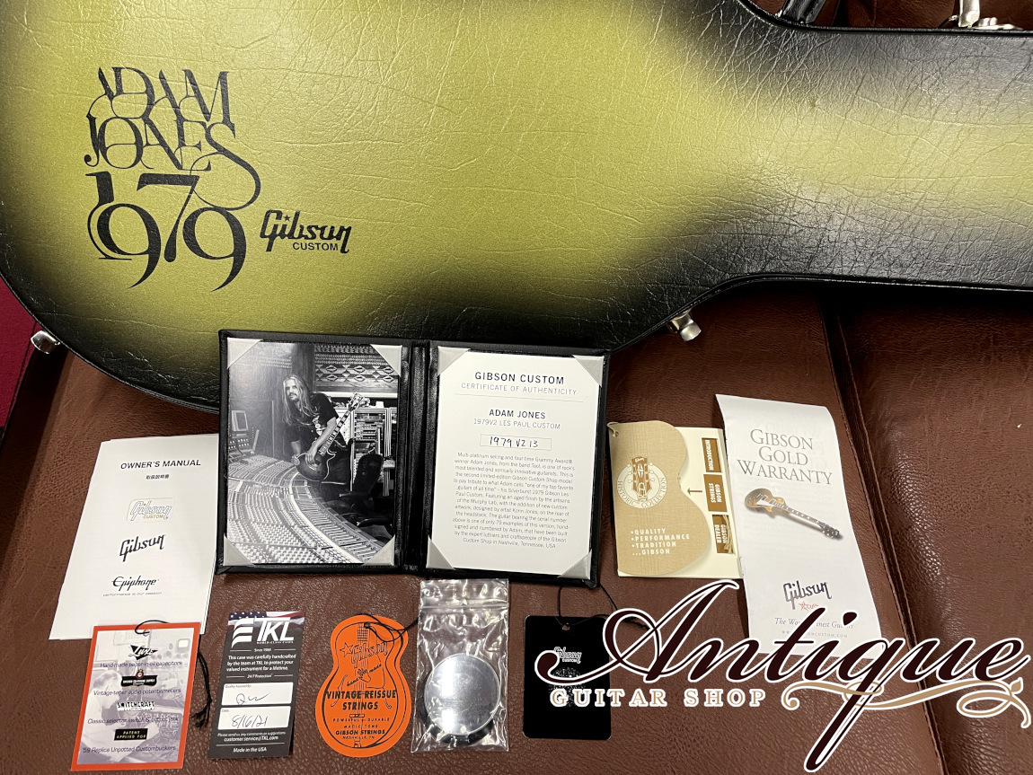 Gibson Custom Shop Adam Jones 1979 V2 Les Paul Custom 2021 Antique ...