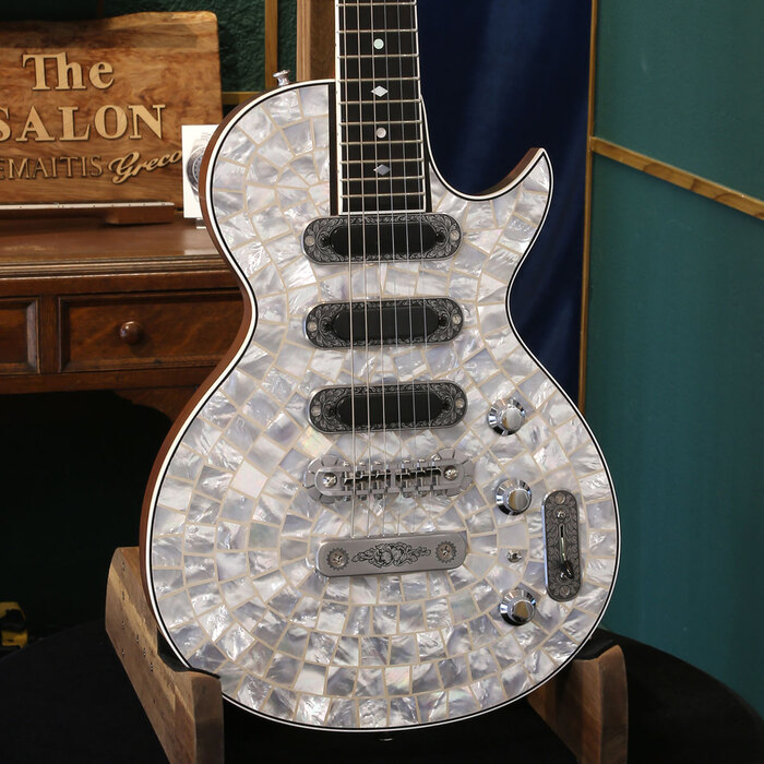 Zemaitis THE PORTRAIT Pearl Front Ultimate White 3S 国産（新品