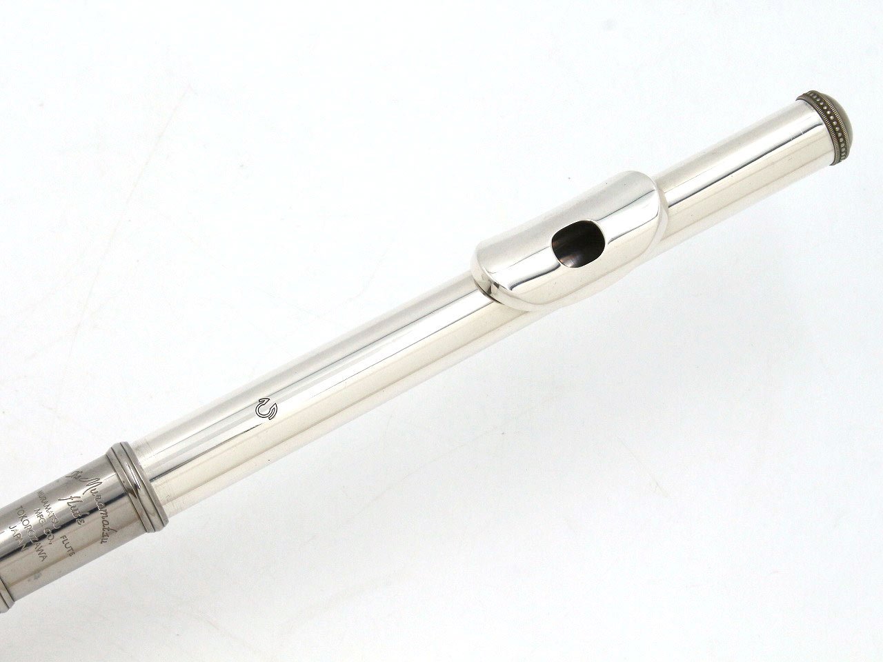 ムラマツ　リングキーフルート　頭部管(リップ)銀製　ケース無し f046adc0266f8fc1287b425a979251