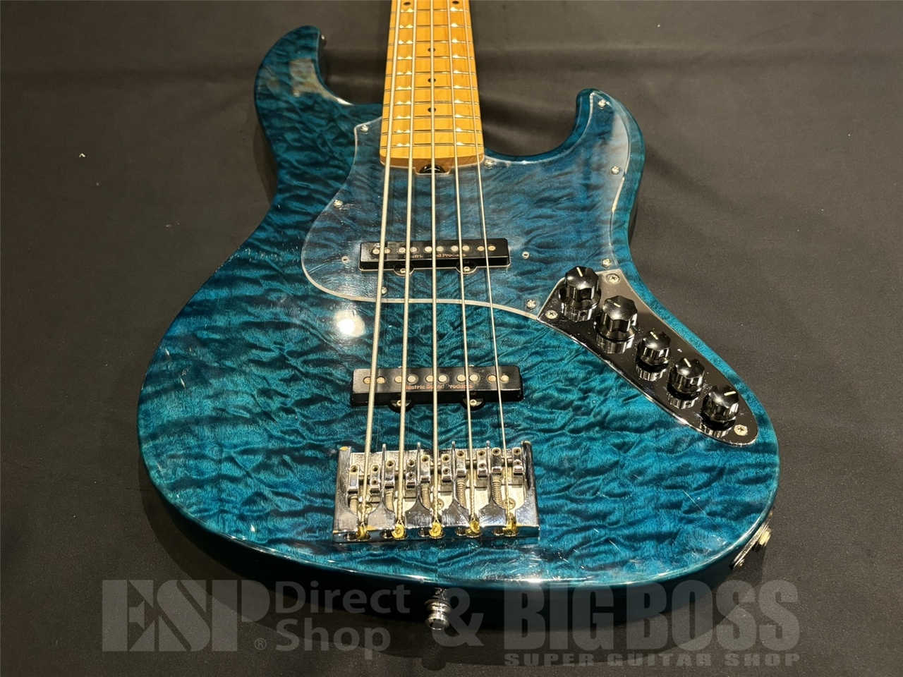 ベース ESP AMAZE CTM SL-5 faded Blue ESP AMAZE-CTM-SL5 FM/M Faded Blue｜ミュージックランドKEY