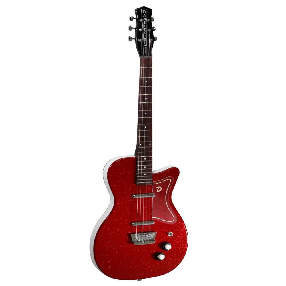 セ*ド様 Danelectro エレキギター Danelectro ダンエレクトロ 56 SINGLE CUTAWAY METALFLAKE RED