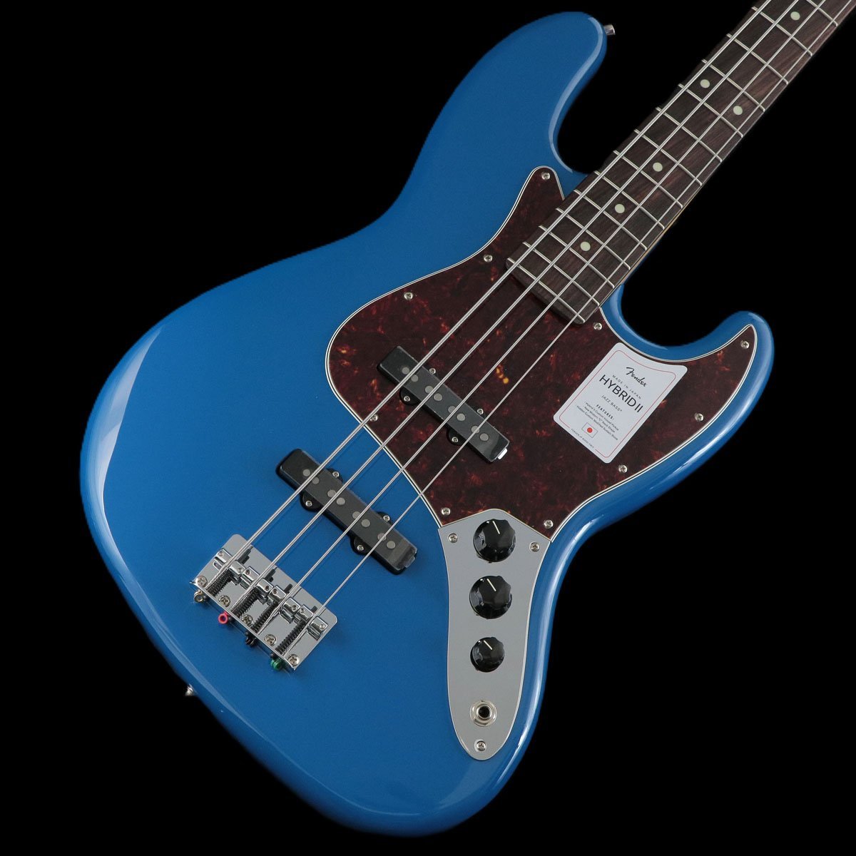 Fender Made in Japan Hybrid II Jazz Bass Rosewood FB Forest Blue