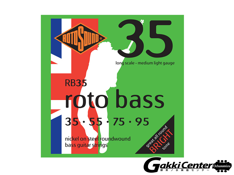 ROTOSOUND RB35 Long Scale Medium Light (.035-.095)