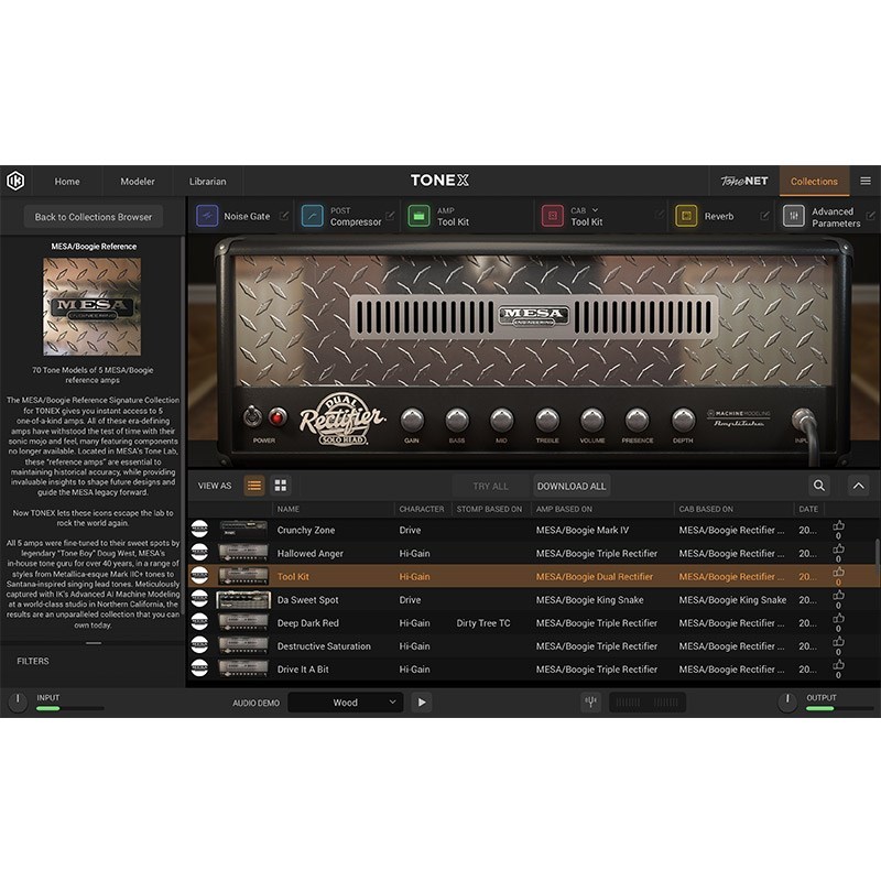 IK Multimedia TONEX MESA/Boogie Reference(オンライン納品)(代引不可)