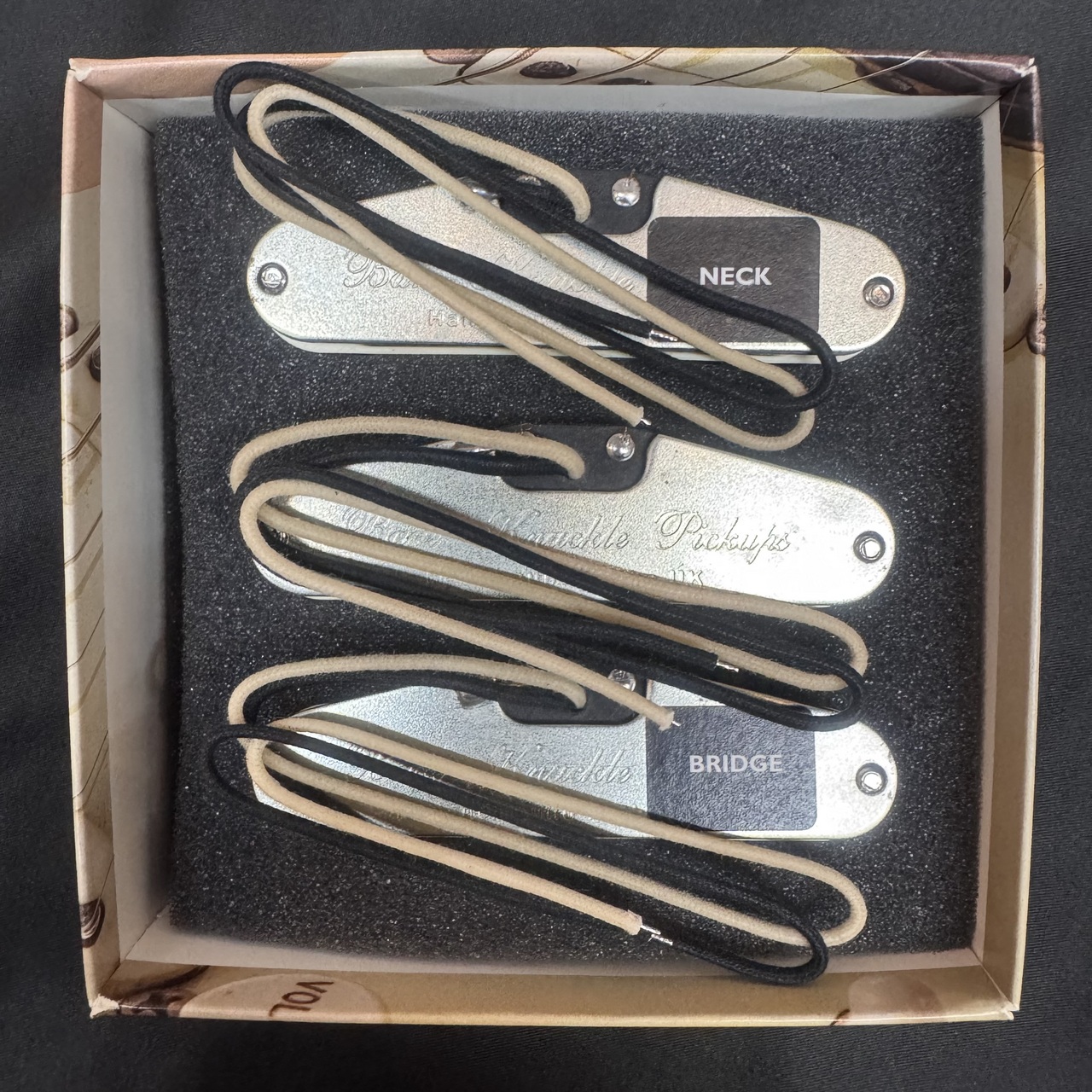 Bare Knuckle Pickups PAT Pend '63 Veneer Board stratSet (ベア