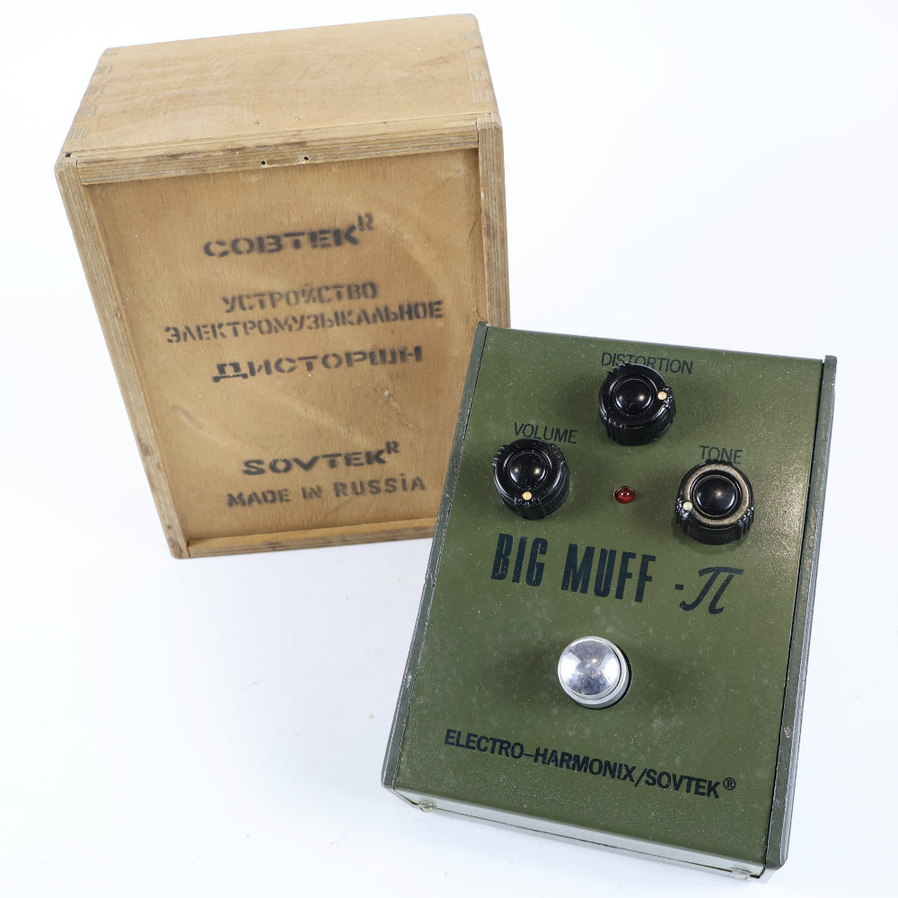 ビッグマフ　ロシア製 ギターエフェクター ELECTRO-HARMONIX Green Russian Big Muff ビッグマフ ファズ