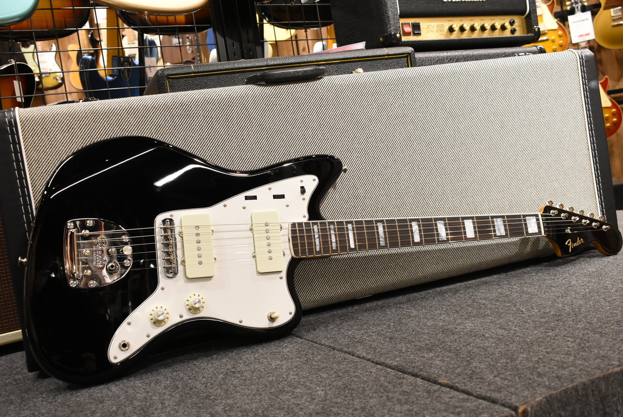 Fender FSR American Vintage II 1966 Jazzmaster 3A Flame MHC Black