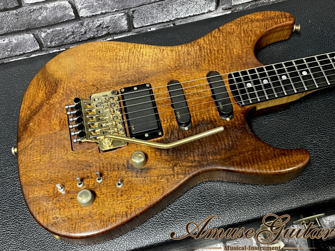 AIRCRAFT AC-5 1980年代製【Curly Hawaiian Koa Body & Birds Eye Neck】w/Hard Case  3.74kg（中古）【楽器検索デジマート】