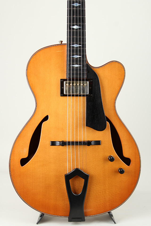 Grimes 15inch Custom Archtop Figured Koa Back /Natural（中古