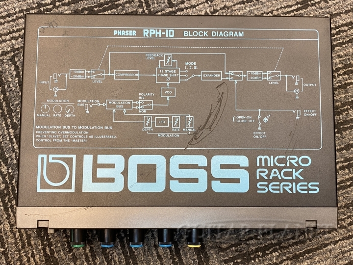 BOSS 【中古特価市】 1980's RPH-10 PHASER Micro Rack Series