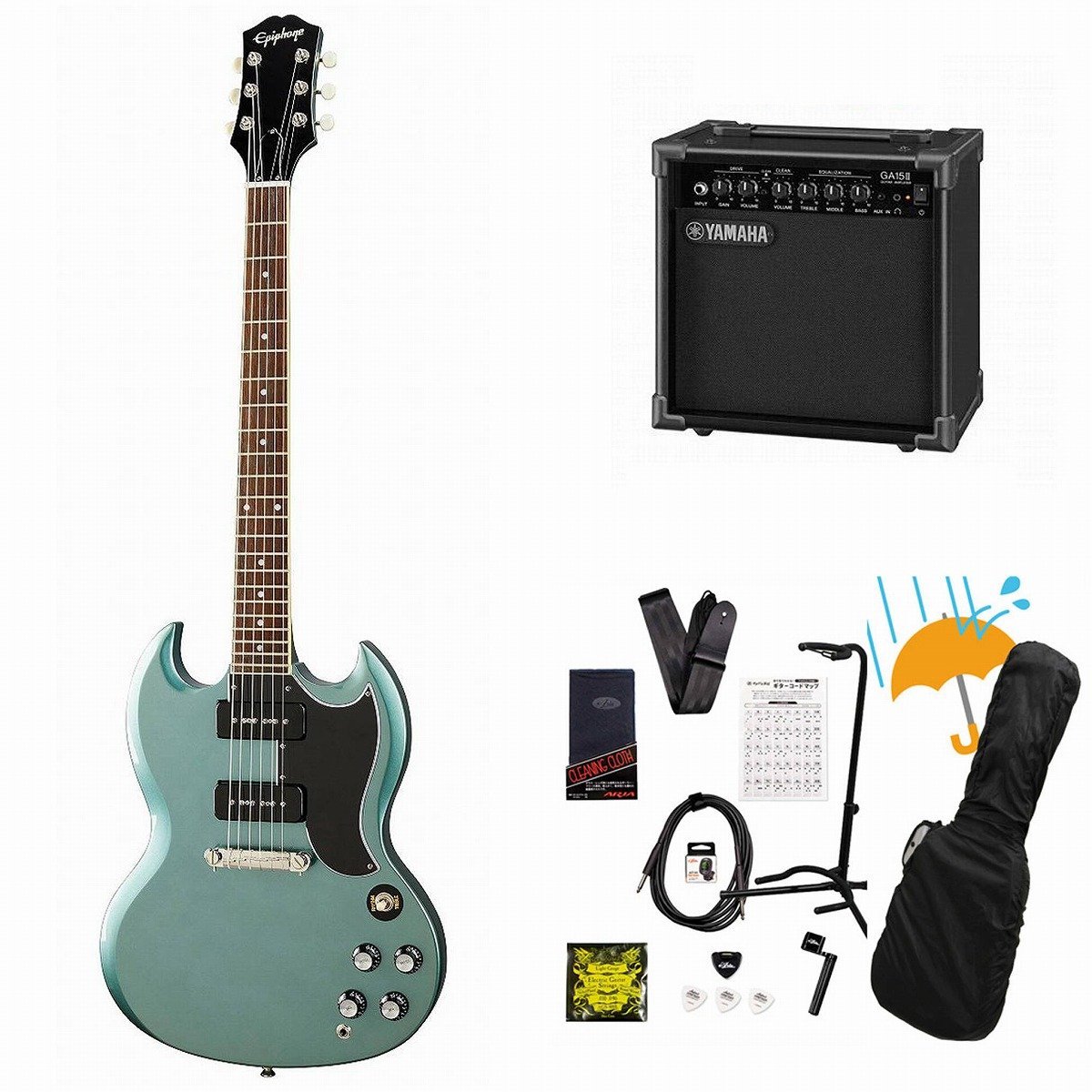 Epiphone Inspired by Gibson SG Special P-90 Faded Pelham Blue 