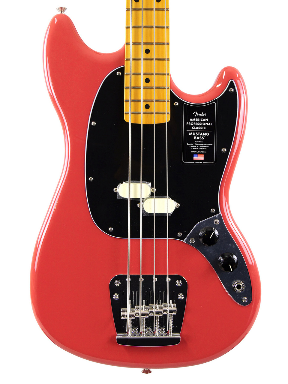 Fender American Professional Classic Mustang Bass(Faded Dakota Red